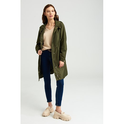 Luźna kurtka typu parka, kolor khaki Greenpoint 38 Greenpoint.pl