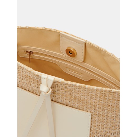 Mohito - Pleciona torebka - Beżowy Mohito ONE SIZE Mohito