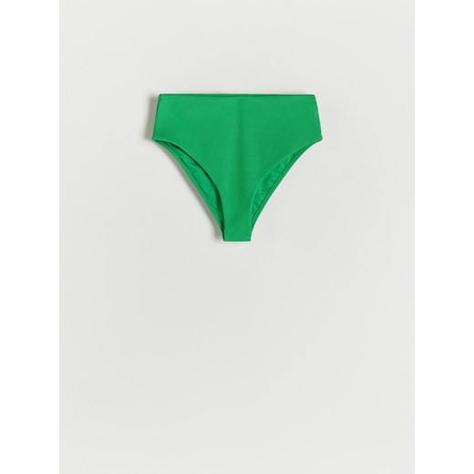 Reserved - Majtki bikini z wysokim stanem - Zielony Reserved L Reserved