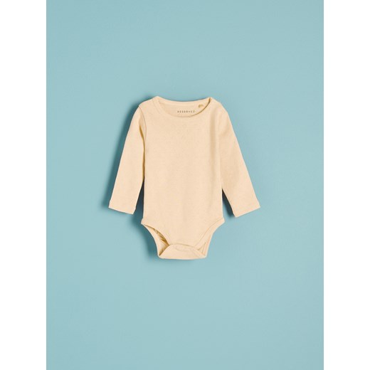 Reserved - Bawełniane body 2 pack - Kremowy Reserved 74 Reserved