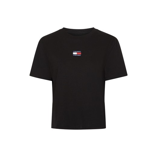 TOMMY HILFIGER KOSZULKA DAMSKA T-SHIRT TJW TOMMY CENTER BADGE TEE BLACK M wyprzedaż messimo