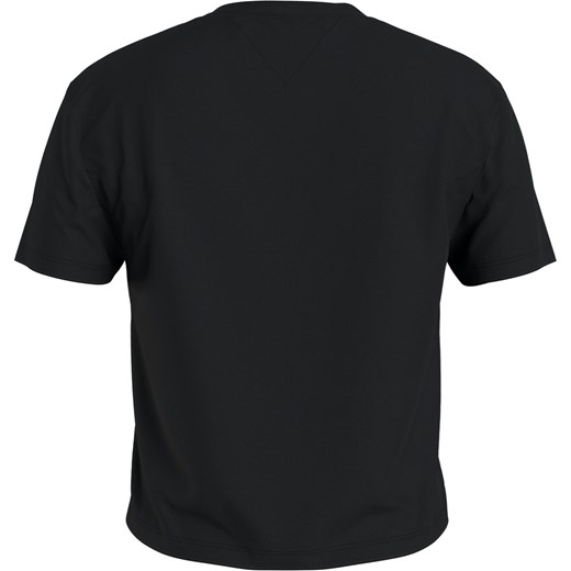 TOMMY HILFIGER KOSZULKA DAMSKA T-SHIRT TJW TOMMY CENTER BADGE TEE BLACK XS wyprzedaż messimo