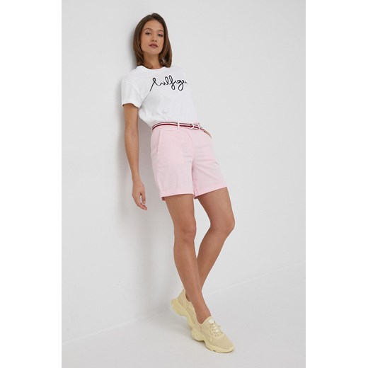 Tommy Hilfiger t-shirt damski kolor biały Tommy Hilfiger XS ANSWEAR.com