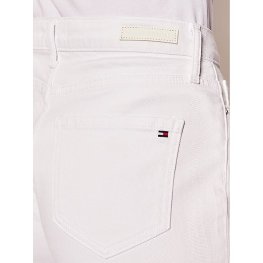 Tommy Hilfiger Szorty jeansowe Rome WW0WW27414 Biały Slim Fit Tommy Hilfiger 26 okazyjna cena MODIVO