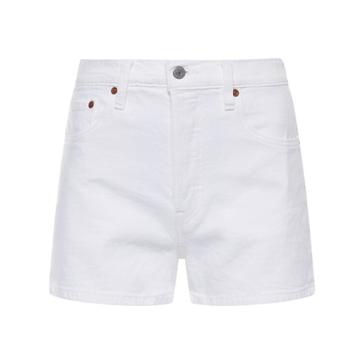 Levi's® Szorty jeansowe 501® High-Waisted Shorts 56327-0025 Biały Slim Fit 23 wyprzedaż MODIVO