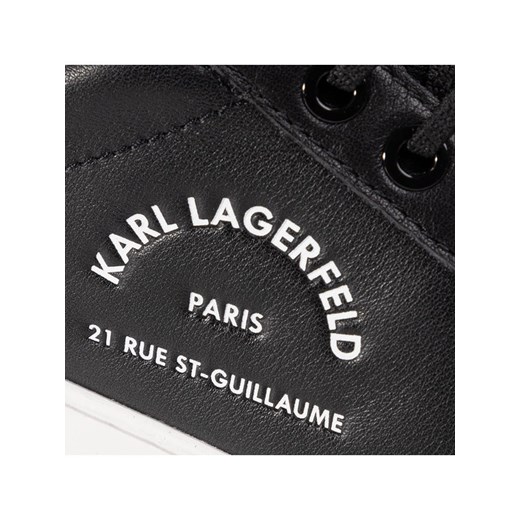 KARL LAGERFELD Sneakersy KL61238 Czarny Karl Lagerfeld 35 MODIVO okazja