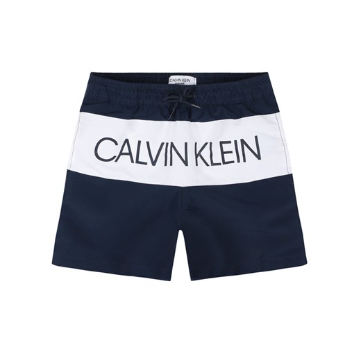 Calvin Klein Swimwear Szorty kąpielowe Medium Drawstring B70B700228 Granatowy 14_16 promocja MODIVO