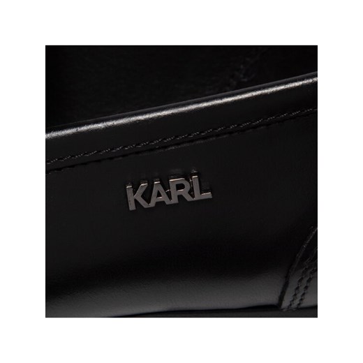KARL LAGERFELD Półbuty KL11070 Czarny Karl Lagerfeld 41 MODIVO