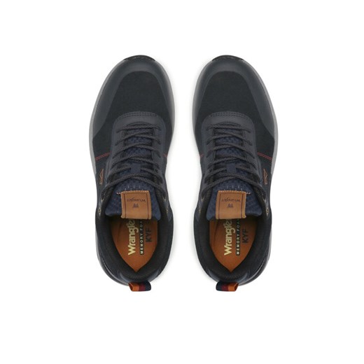 Wrangler Sneakersy Pioneer Suede WM12131A Granatowy Wrangler 40 wyprzedaż MODIVO