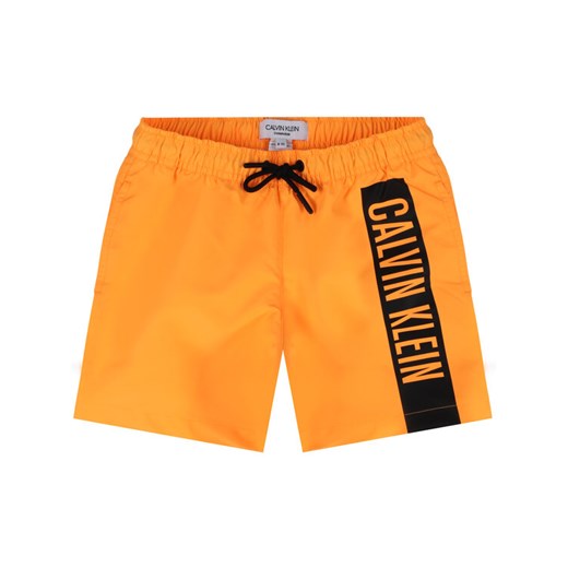 Calvin Klein Swimwear Szorty kąpielowe Medium Drawstring B70B700225 Pomarańczowy 8_10 MODIVO