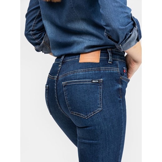 Spodnie jeansowe w kolorze ciemnoniebieskim W26/L30 okazja Limango Polska