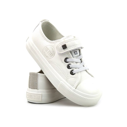 Trampki, buty sportowe dziecięce BIG STAR EE374035, białe 31 ulubioneobuwie