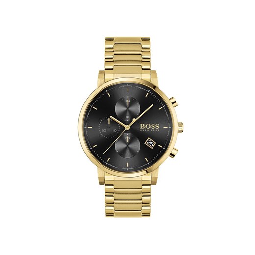 BOSS zegarek męski kolor złoty ONE ANSWEAR.com