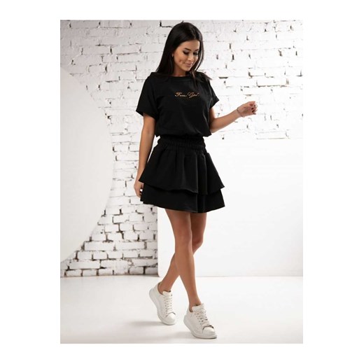 Sukienka Fame girl 92530-15253 5909019668469 Sukienki, czarny, Uniwersalny Uniwersalny euvoria.pl