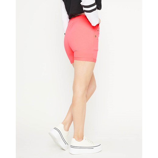 Różowe neonowe krótkie spodenki - Odzież Royalfashion.pl XL - 42 royalfashion.pl