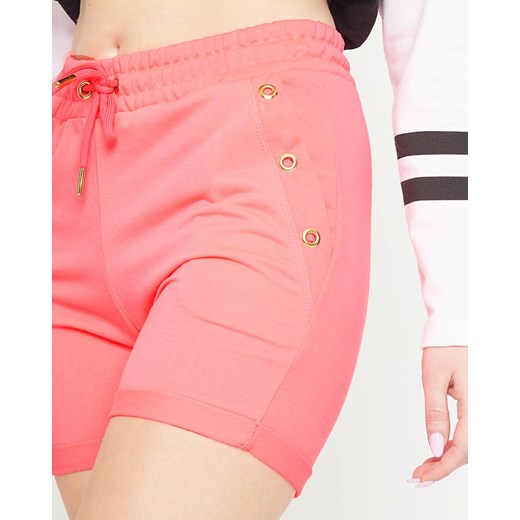 Różowe neonowe krótkie spodenki - Odzież Royalfashion.pl M - 38 royalfashion.pl