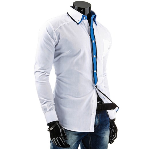 Koszula z długim rękawem (dx0657) - Biały dstreet bialy bawełniane