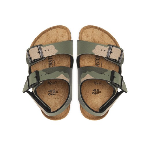 Birkenstock Sandały Milano Hi Kids 1020272 Zielony 32 promocja MODIVO