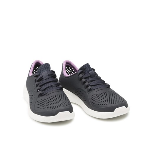 Crocs Półbuty Literide Pacer W 205234 Granatowy Crocs 34_5 MODIVO okazja