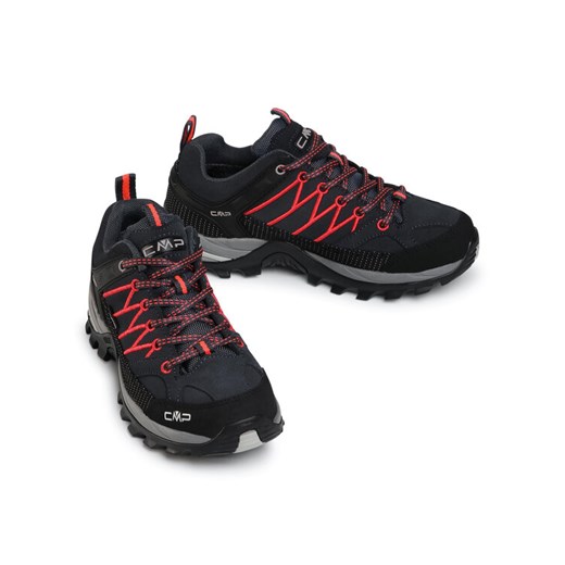 CMP Trekkingi Rigel Low Wmn Trekking Shoes Wp 3Q13246 Czarny 38 okazyjna cena MODIVO