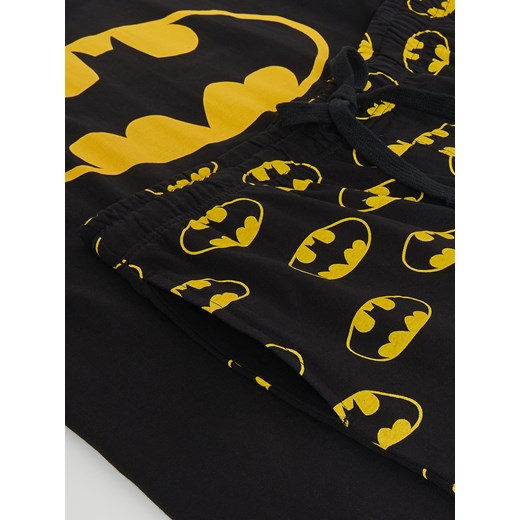 Reserved - Piżama z szortami Batman - Czarny Reserved M Reserved