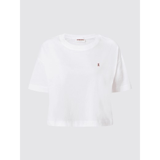 T-shirt krótki z bawełny ekologicznej model ‘Chaarlotte’ M Peek&Cloppenburg 