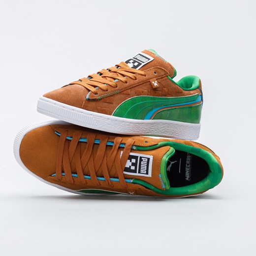 Puma by Minecraft Suede 'Grass Block' Junior 38448501 Puma US 6 / EU 38 / 24 CM runcolors