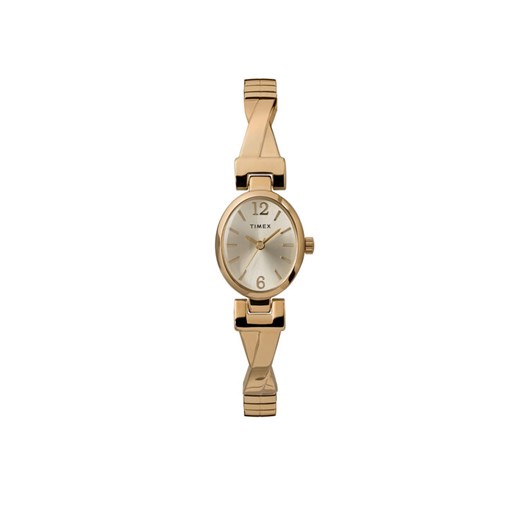 Timex Zegarek Fashion Stretch Bangle TW2U12000 Złoty 00 wyprzedaż MODIVO