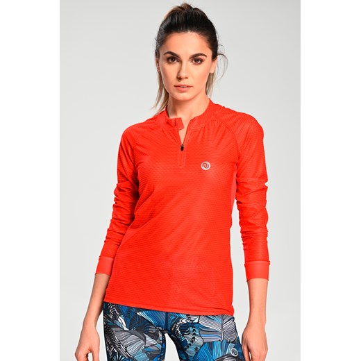 Bluza Zip Z Panelami Oddychającymi Red Nessi Sportswear M Nessi Sportswear