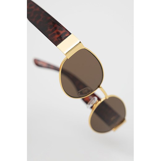 Vero Moda okulary przeciwsłoneczne damskie kolor złoty Vero Moda ONE ANSWEAR.com