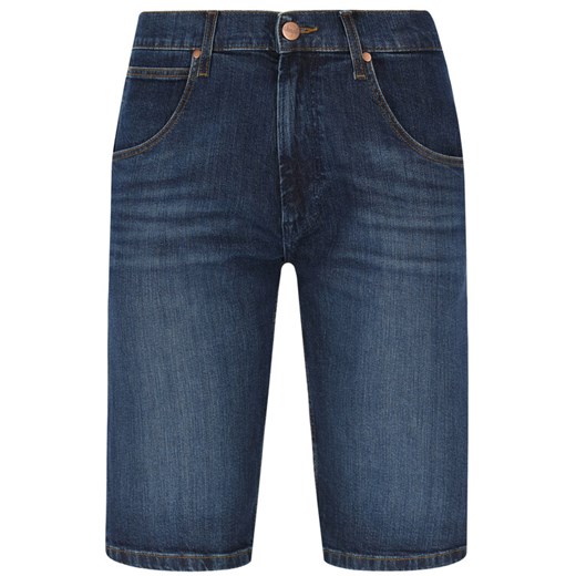 Wrangler Szorty jeansowe Colton W15VP111L Granatowy Slim Fit Wrangler 32 promocja MODIVO