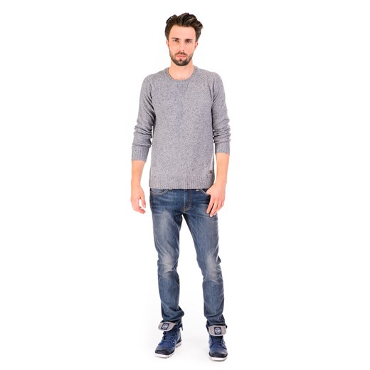 Sweter Pepe Jeans Verbier "Grey Marl" be-jeans szary długie