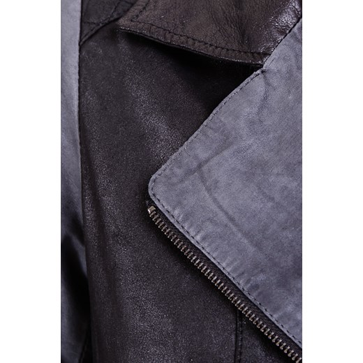 Kurtka Wrangler Daisy Leather JKT "Black" be-jeans szary kolekcja