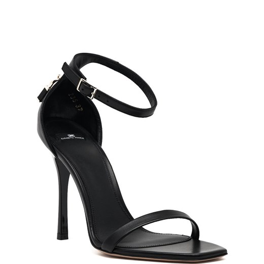 Elisabetta Franchi Skórzane sandały na szpilce Elisabetta Franchi 40 wyprzedaż Gomez Fashion Store