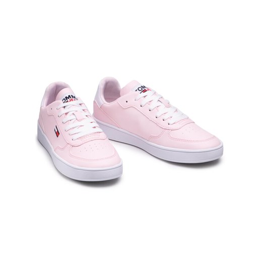 Tommy Jeans Sneakersy Cupsole Sneaker EN0EN01347 Różowy Tommy Jeans 37 promocja MODIVO