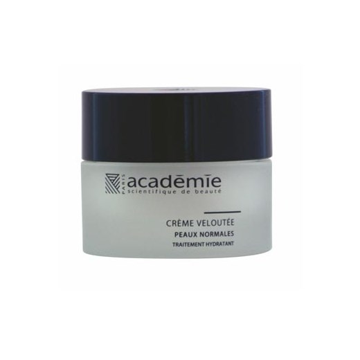 Academie Velvety Cream - Krem aksamitna miękkość - nawadnia nawet najbardziej odwodnioną skórę dermashop czarny baza pod makijaż