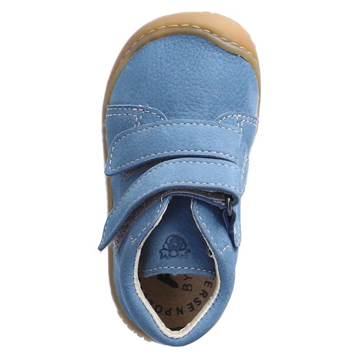 Skórzane buty w kolorze błękitnym do nauki chodzenia Pepino 22 promocja Limango Polska