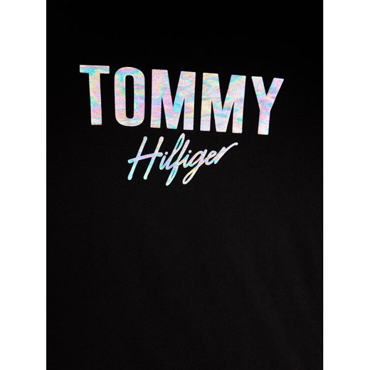 Tommy Hilfiger T-Shirt Script KG0KG05700 D Czarny Regular Fit Tommy Hilfiger 8 promocyjna cena MODIVO