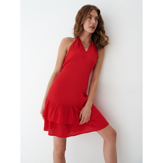 Mohito - Sukienka z wiskozy - Czerwony Mohito 40 Mohito