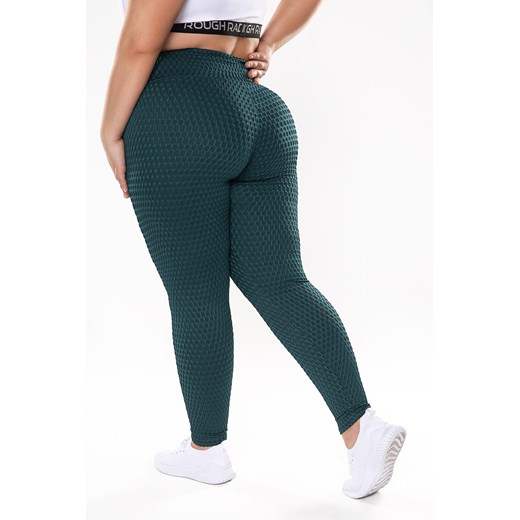 Damskie legginsy antycellulitowe IMPULSE PLUS SIZE : Kolor - Ciemny zielony, Rough Radical XXXL ROUGH RADICAL promocyjna cena