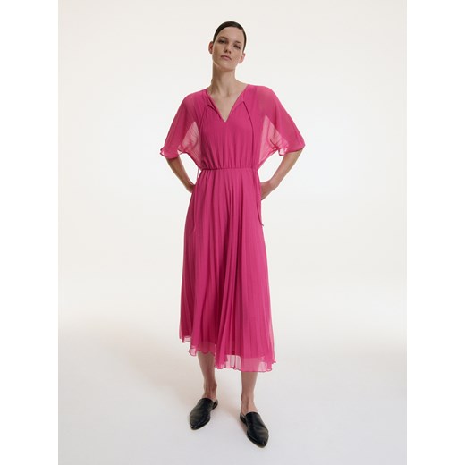 Reserved - Plisowana sukienka - Różowy Reserved S Reserved