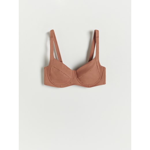 Reserved - Miękki biustonosz bikini - Brązowy Reserved 44 Reserved