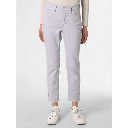 MAC Jeansy Kobiety bzowy jednolity ze sklepu vangraaf w kategorii Jeansy damskie - zdjęcie 136500457
