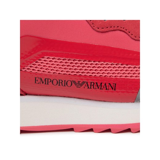 Emporio Armani Sneakersy X3X151 XN204 Q857 Czerwony Emporio Armani 35 okazja MODIVO