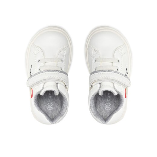 Tommy Hilfiger Sneakersy Low Cut Lace-Up/Velcro Sneaker T1A4-32132-1374 M Biały Tommy Hilfiger 21 wyprzedaż MODIVO