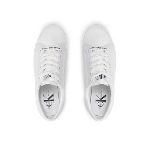 Calvin Klein Jeans Tenisówki Low Profile Sneaker Laceup Co YW0YW00057 Biały 36 promocja MODIVO