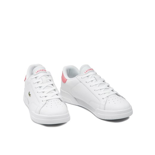 Lacoste Sneakersy Twin Serve 0121 1 Sfa 42SFA00341T4 Biały Lacoste 39_5 wyprzedaż MODIVO