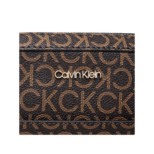 Calvin Klein Torebka Ck Must Camera Bag Md Mono K60K608873 Brązowy Calvin Klein 00 MODIVO promocja