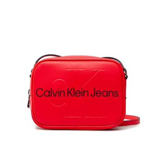 Calvin Klein Jeans Torebka Sculpted Camera Bag Mono K60K609311 Czerwony 00 MODIVO wyprzedaż