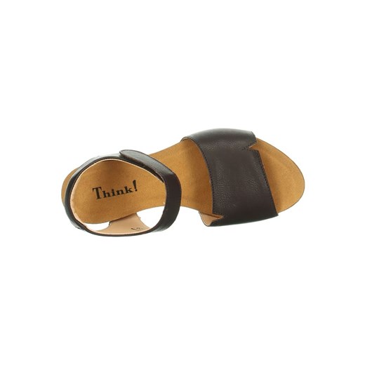 Skórzane sandały "Traudi" w kolorze brązowym Think! 38 promocja Limango Polska